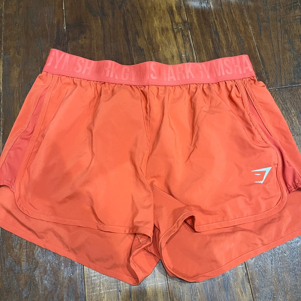 Gymshark Women's Orange Shorts
